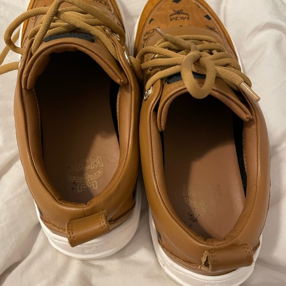 MCM Skyward Monogram Platform Sneakers Size 40 - Picture 6 of 10